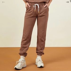 Monrow 90's Classic Joggers - Dusty Cocoa L NWT